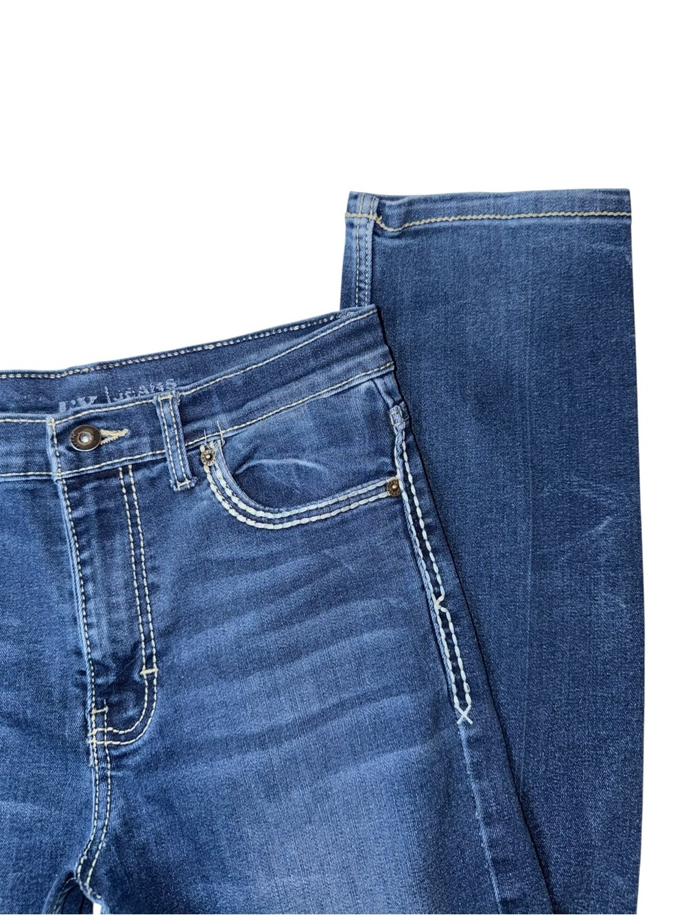 Dkny Men's Slim Straight Jeans in Dark Blue Denim - Picture 3 of 7